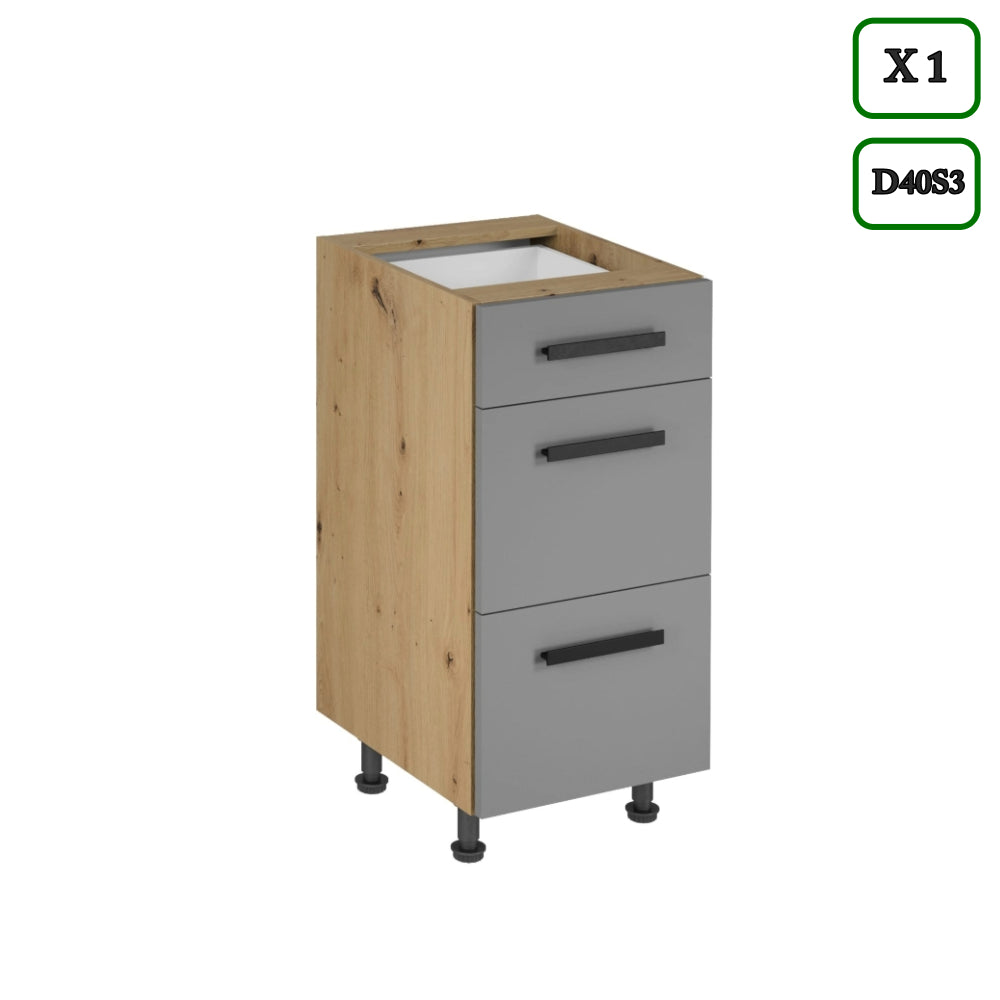 Winkelküche K99-G270 - Langen Beige - Design trifft Funktionalität - ROYAL24_MARKT