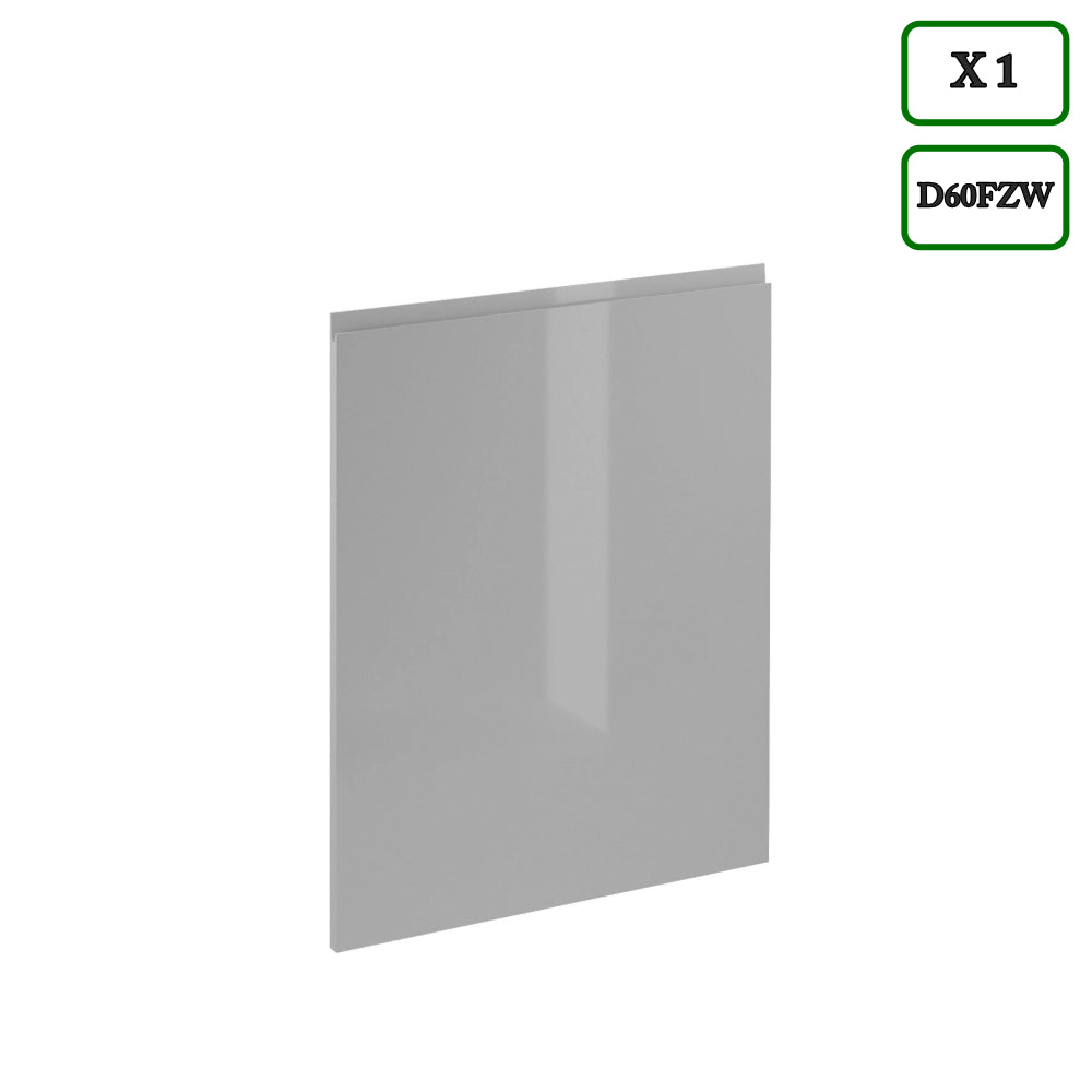 Küchenzeile - Aspen - Grau (Hochglanz) - K57-320 cm - ROYAL24_MARKT