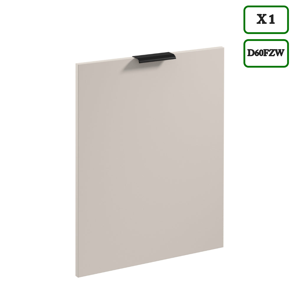 Küchenzeile - Sorento - Weiß Beige (Matt) - K58-400 cm - ROYAL24_MARKT