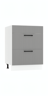 Küchenzeile KS29-G390x260 – Kendro & Morvex Grau – Effiziente Raumnutzung mit Stil