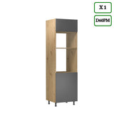 Küchenzeile - K106-G860 - Langen Grau - Design für höchste Ansprüche - ROYAL24_MARKT