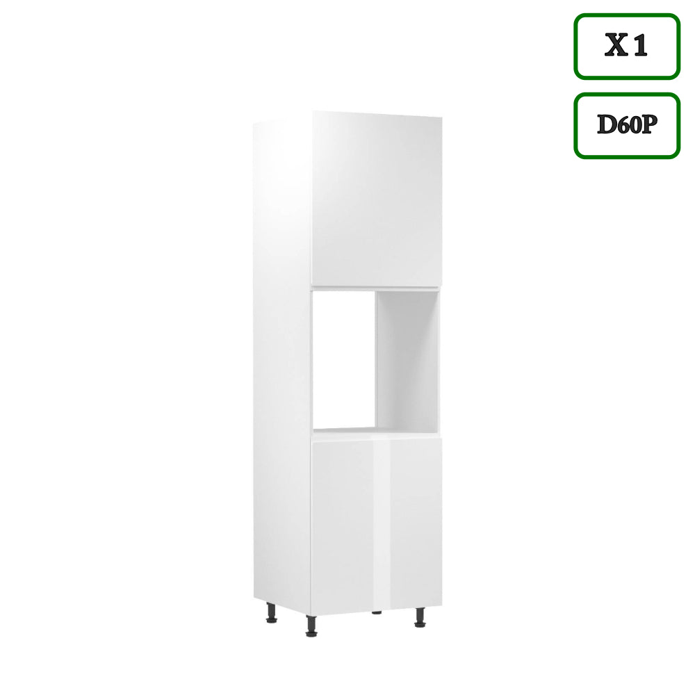 Küchenzeile - Aspen - Weiß (Hochglanz) - K47-G360 cm. - ROYAL24_MARKT