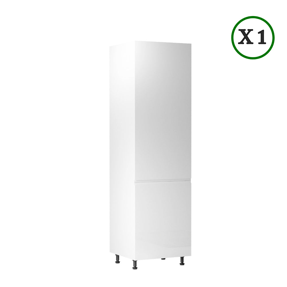 Winkelküche - L-Form Aspen - Weiß (Hochglanz) - K54n2-330×210 cm - ROYAL24_MARKT