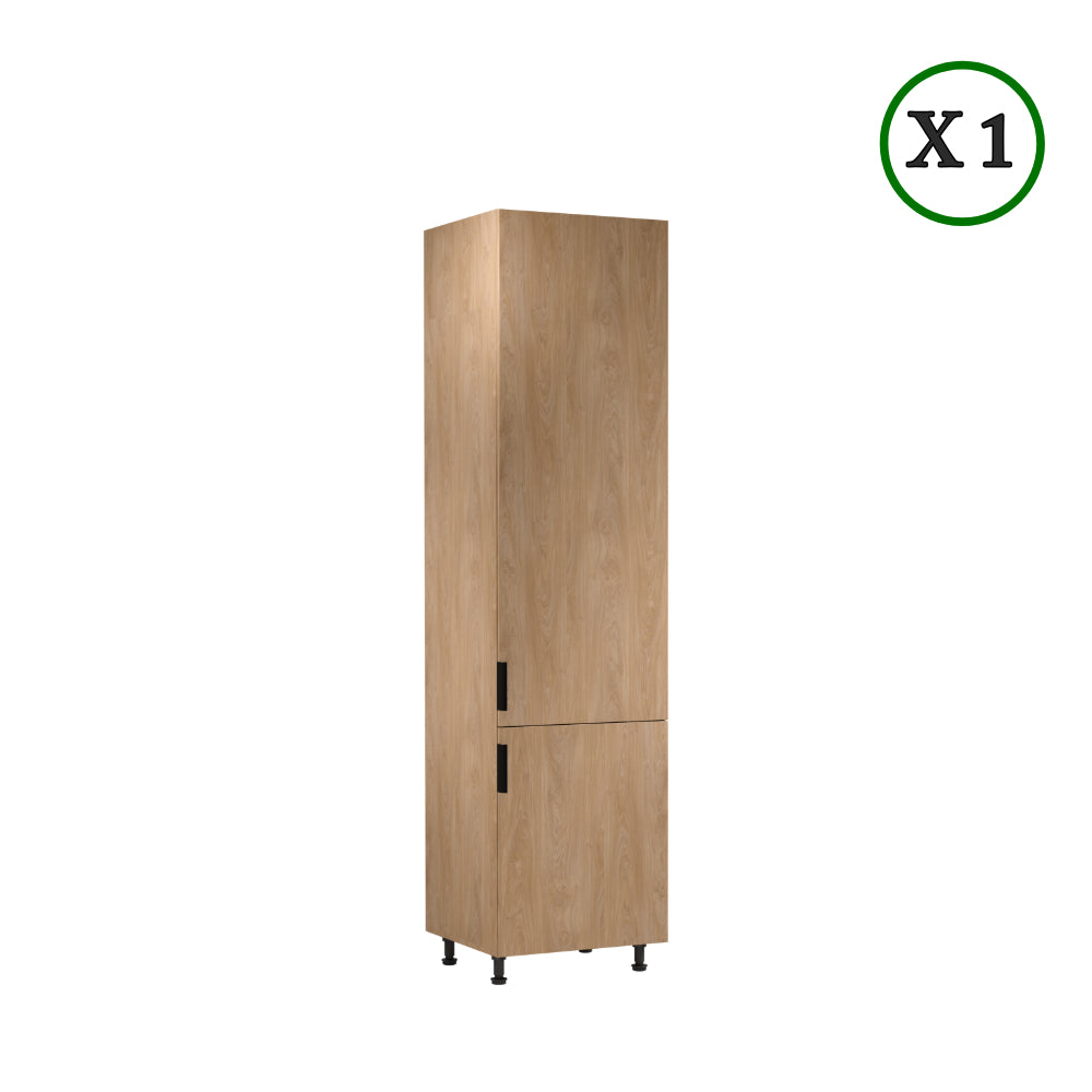 Küchenzeile - Sorento - Beige & Sonoma Eiche (Matt) - K45-G300 cm - ROYAL24_MARKT