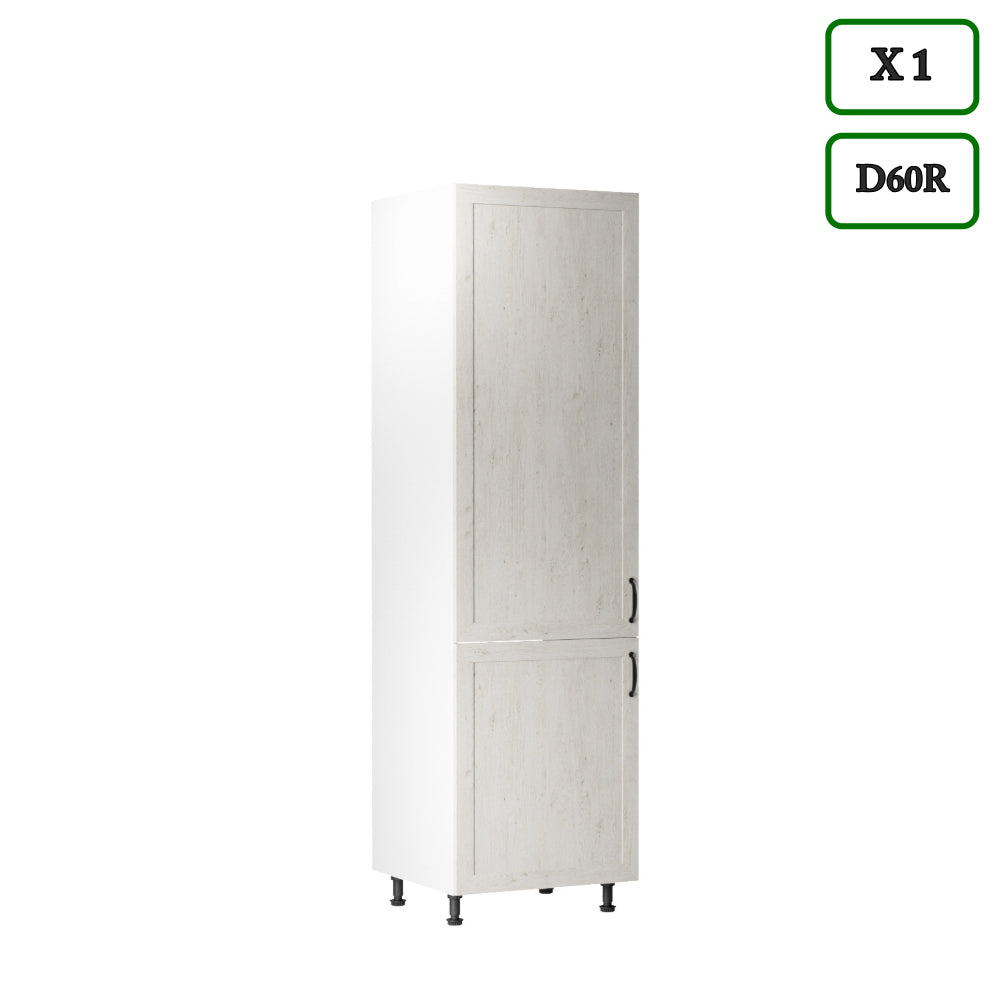 Küchenzeile Mit Insel - Royal - Nordische Kiefer - K28-G340 cm - ROYAL24_MARKT