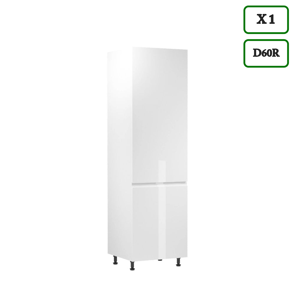 Küchenzeile - Aspen - Weiß (Hochglanz) - K47-G360 cm. - ROYAL24_MARKT