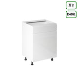 Küchenzeile K107-G860 - Aspen Weiß - Rundum gut organisiert - ROYAL24_MARKT