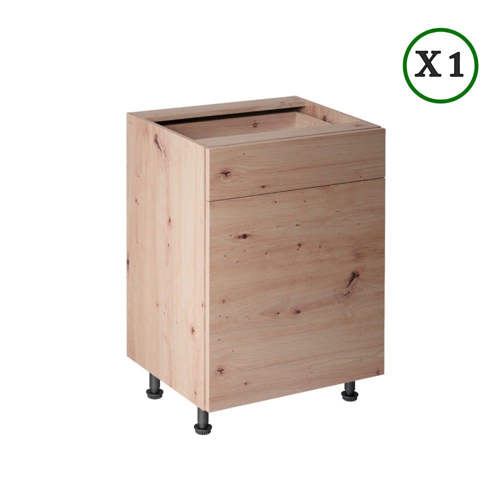 Küchenzeile - Langen - Artisan Eiche (Holzoptik) - K19-G260 cm - ROYAL24_MARKT