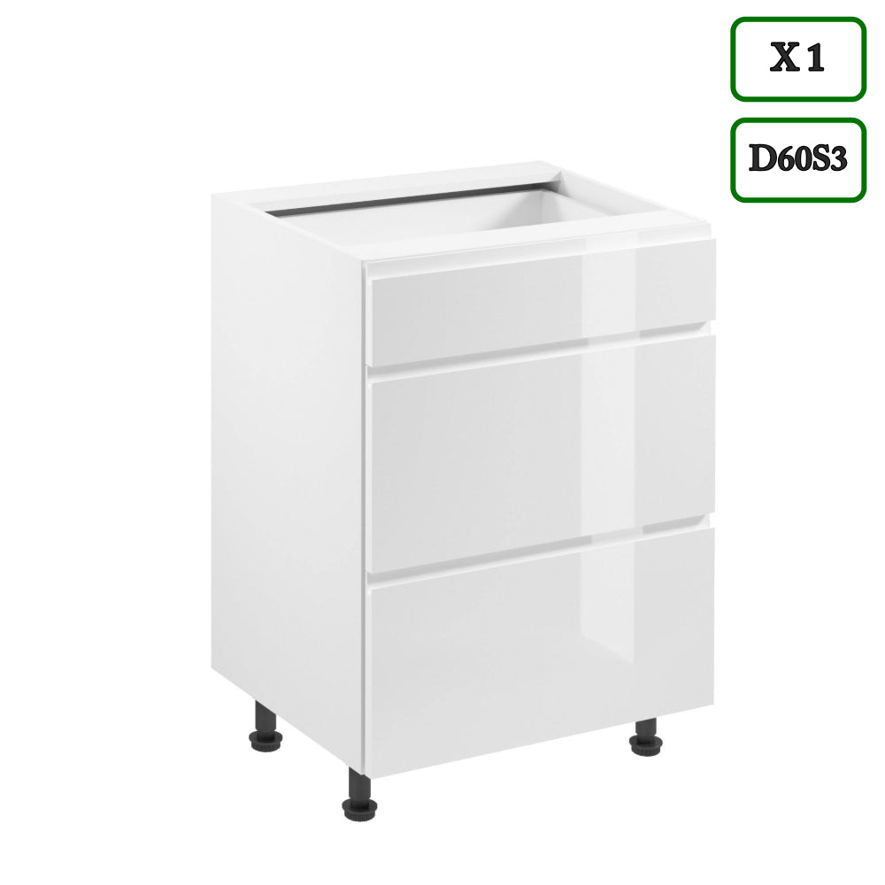 Winkelküche K92-G350 - Aspen Weiß - Schlicht, funktional und elegant - ROYAL24_MARKT