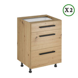 Küchenzeile K72-G360 R - Langen Artisan - Nahtlose Integration in jedes Wohnkonzept - ROYAL24_MARKT