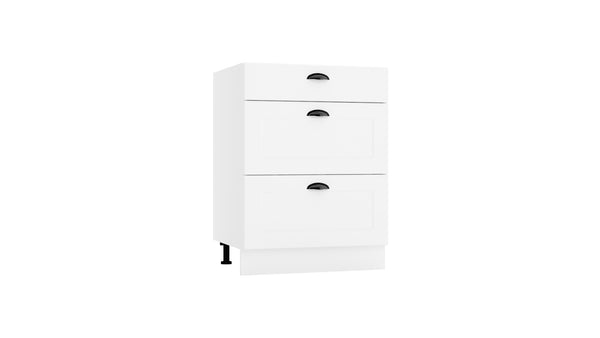 Unterschrank D60S3 ( S1500/12 ) - ADELE - 3 Schubladen für effiziente Organisation