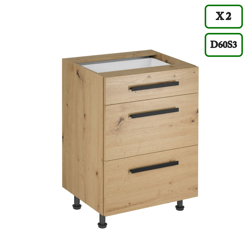 Küchenzeile K104-G360 - Langen Artisan - Moderne Optik mit durchdachter Funktion - ROYAL24_MARKT