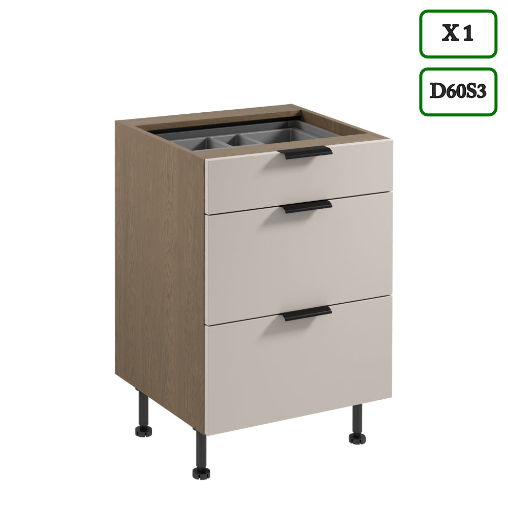 Küchenzeile K73-G400 L - Kompakte Form, maximale Funktionalität - ROYAL24_MARKT