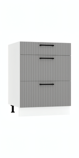 Küchenzeile KS29-G390x260 – Kendro & Morvex Grau – Effiziente Raumnutzung mit Stil