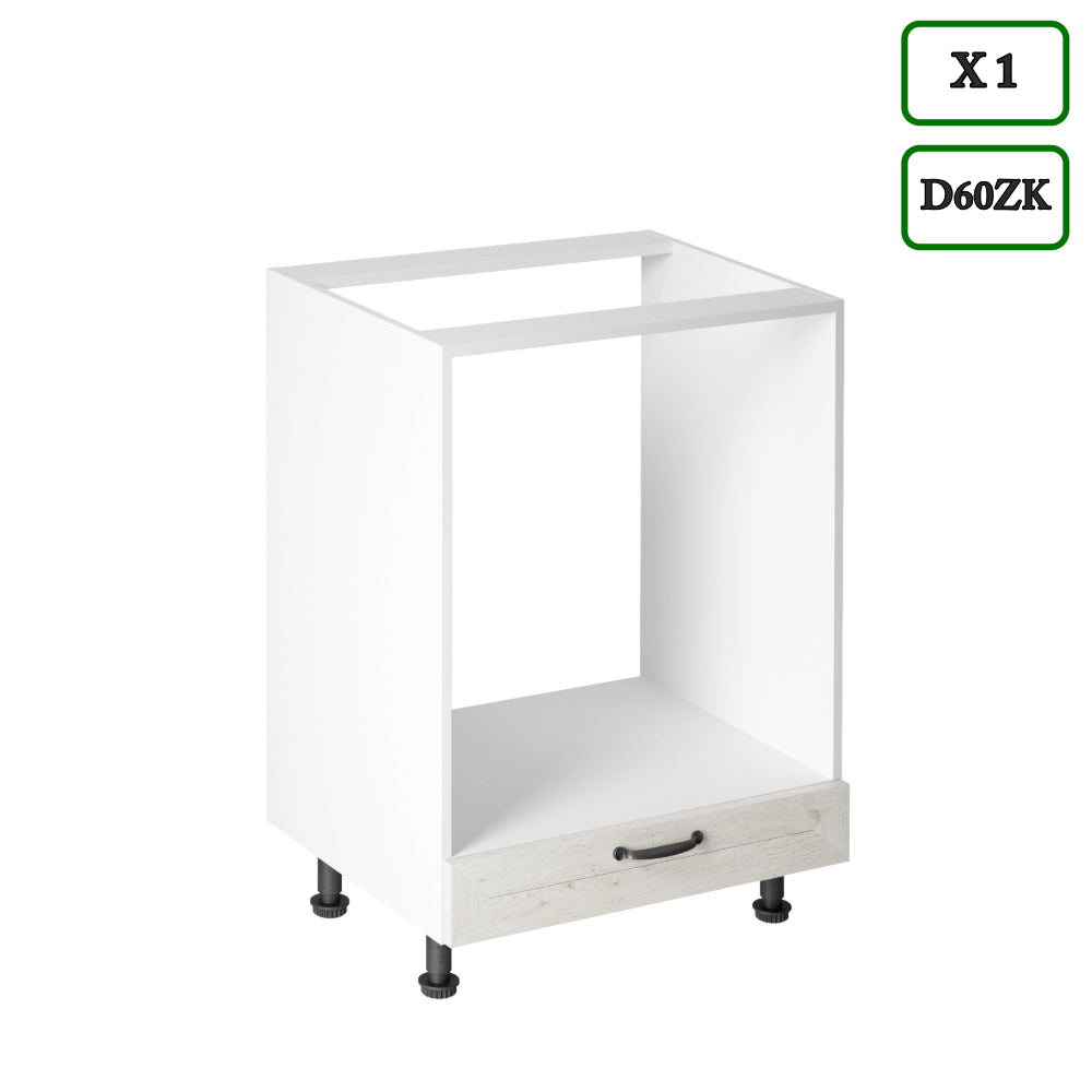 Küchenzeile Mit Insel - Royal - Nordische Kiefer - K28-G340 cm - ROYAL24_MARKT