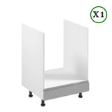 Winkelküche - L-Form Aspen - Grau (Hochglanz) - K54n2-330×210 cm - ROYAL24_MARKT