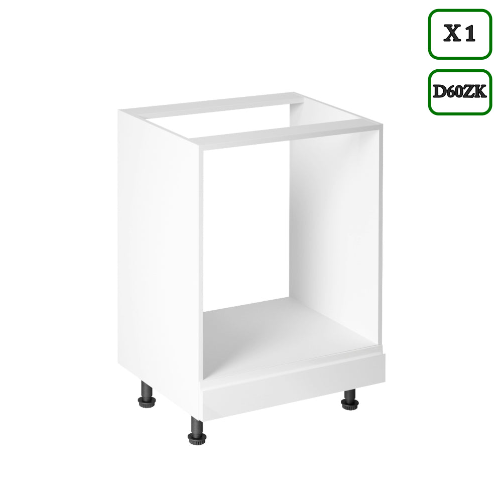 Küchenzeile K91-G320 - Aspen Weiß - Platzsparend und stilvoll zugleich - ROYAL24_MARKT