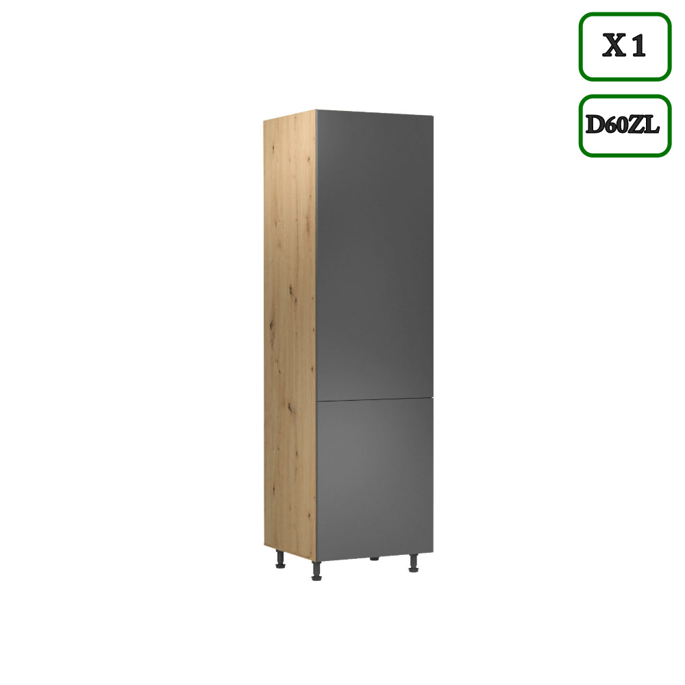 Küchenzeile in U-Form K103-G680 - Langen Grau - Praktisch und stilvoll zugleich - ROYAL24_MARKT