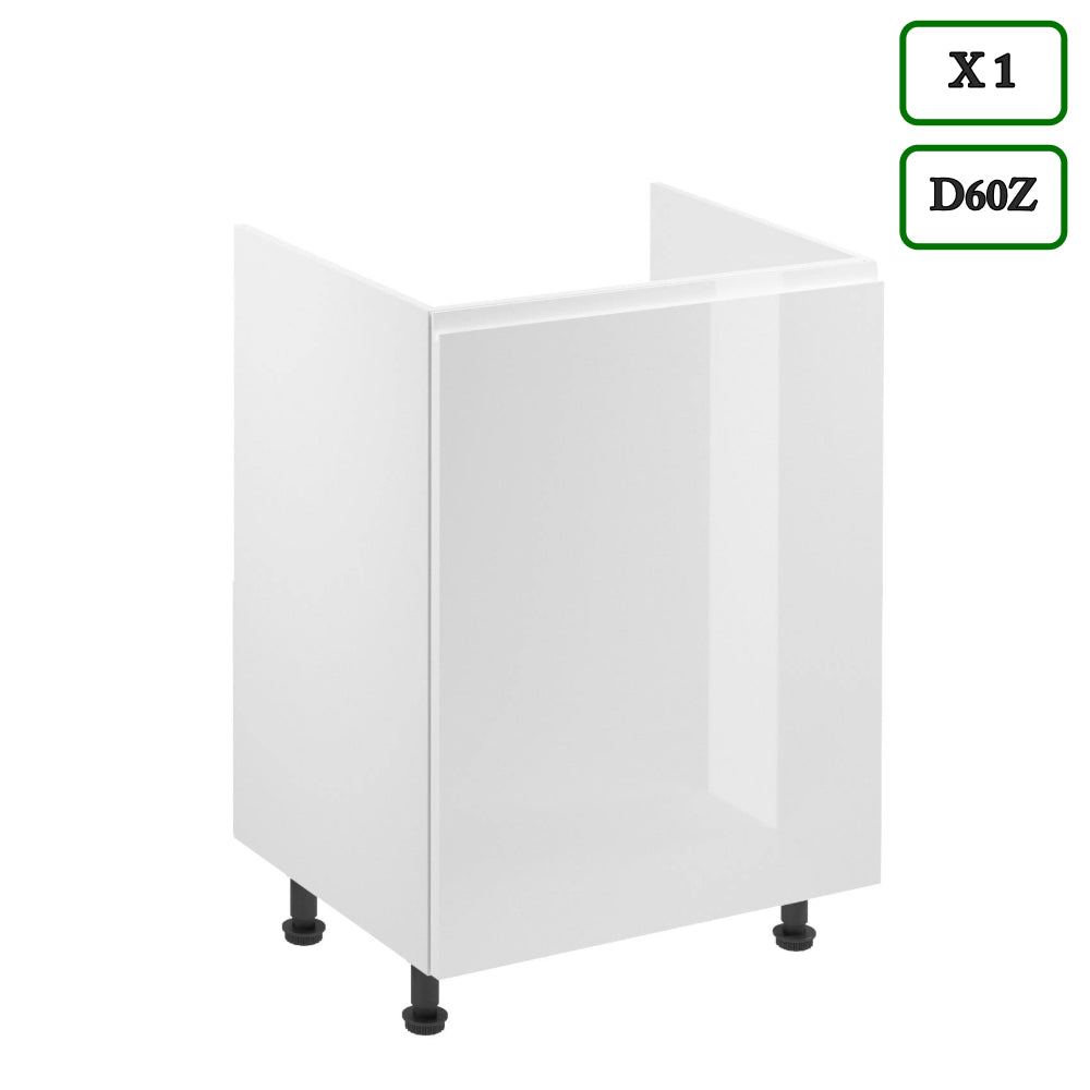 Küchenzeile - Aspen - Weiß (Hochglanz) - K57-320 cm - ROYAL24_MARKT