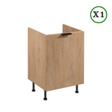 Küchenzeile - Sorento - Beige & Sonoma Eiche (Matt) - K45-G300 cm - ROYAL24_MARKT