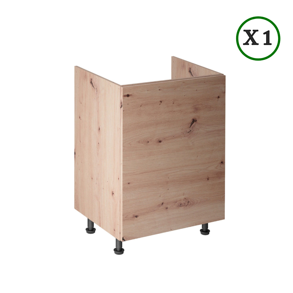 Küchenzeile - Langen - Artisan Eiche (Holzoptik) - K19-G260 cm - ROYAL24_MARKT