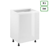 Küchenzeile K107-G860 - Aspen Weiß - Rundum gut organisiert - ROYAL24_MARKT
