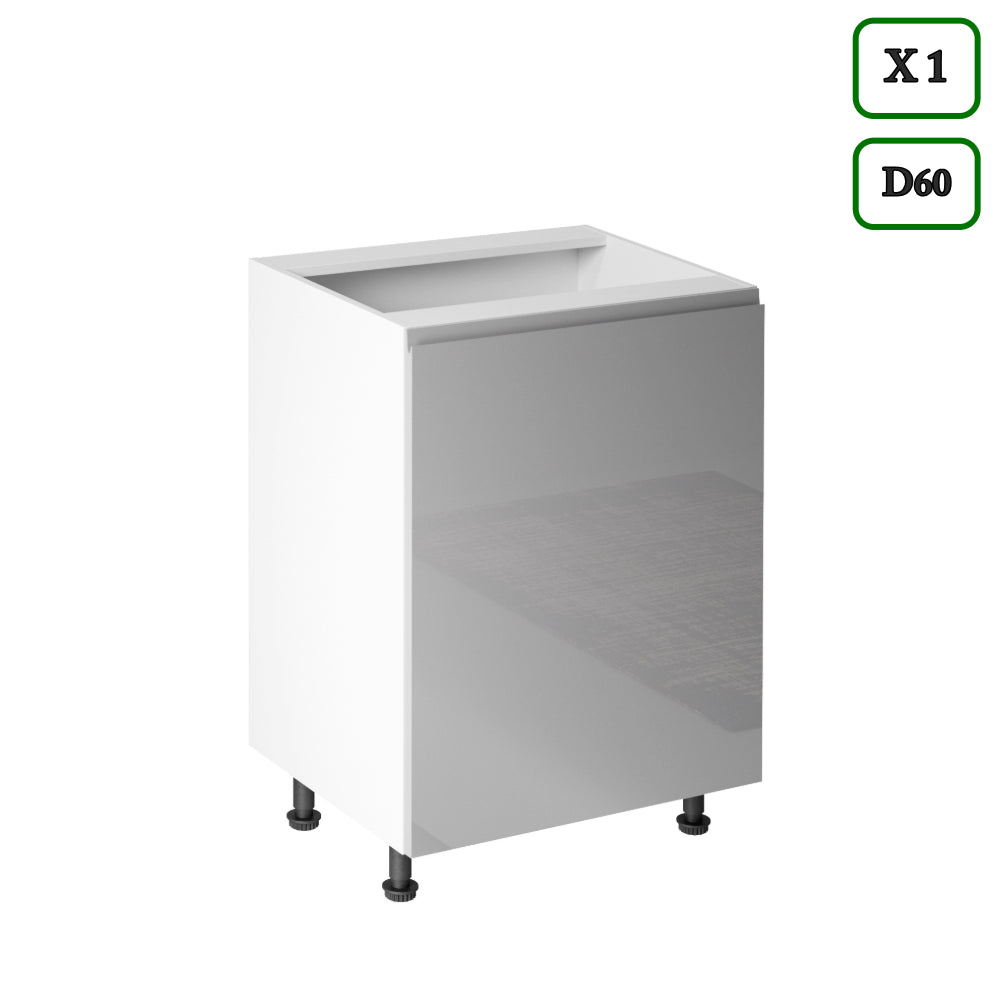 Winkelküche K92-G350 - Aspen Grau - Schlicht, funktional und elegant - ROYAL24_MARKT