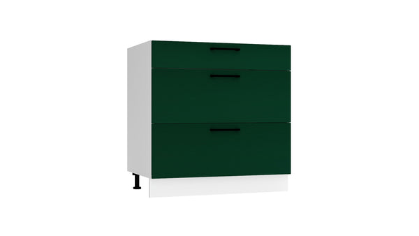 Unterschrank D80S3 - Morvex - 3 Schubladen für effiziente Organisation