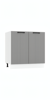 Küchenzeile KS29-G390x260 – Kendro & Morvex Grau – Effiziente Raumnutzung mit Stil