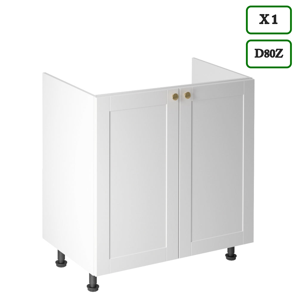 Küchenzeile Mit Insel - Linea - Weiß (Matt) - K2-G340 cm. - ROYAL24_MARKT