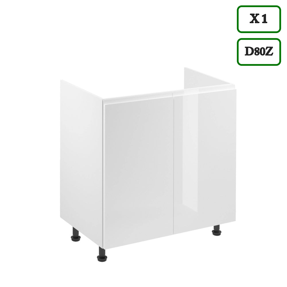 Winkelküche K92-G350 - Aspen Weiß - Schlicht, funktional und elegant - ROYAL24_MARKT