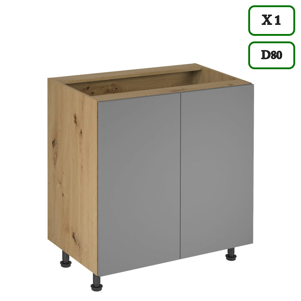 Winkelküche K99-G270 - Langen Beige Artisan- Design trifft Funktionalität - ROYAL24_MARKT