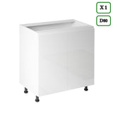 Winkelküche K92-G350 - Aspen Weiß - Schlicht, funktional und elegant - ROYAL24_MARKT