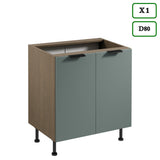 Küchenzeile K87-G400 R - Sorento - Harmonische Kombination aus Stil und Funktion - ROYAL24_MARKT