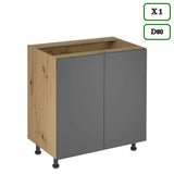 Küchenzeile K97-G260 - Langen Grau - Smart geplant für maximalen Nutzen - ROYAL24_MARKT