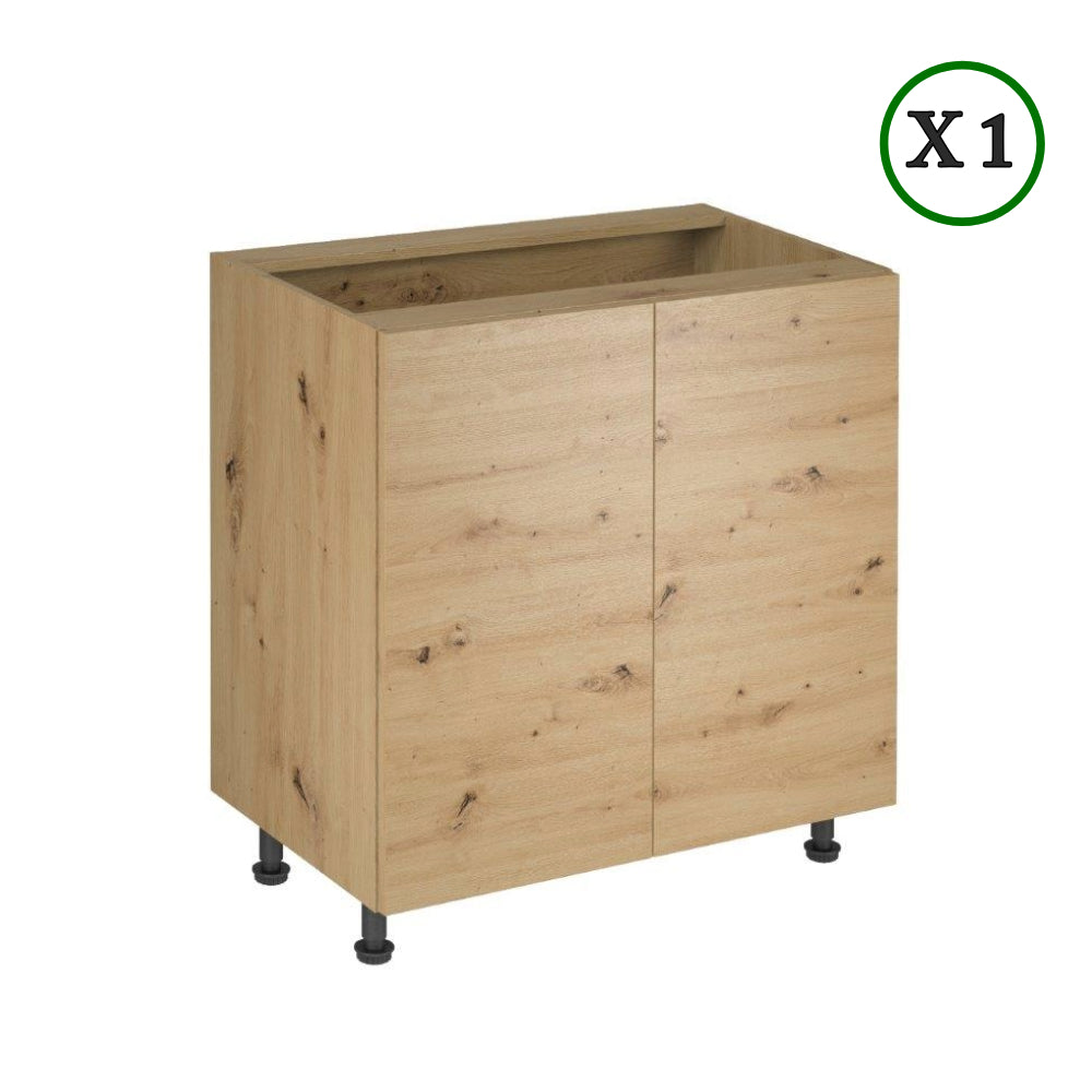 Küchenzeile - Langen - Artisan Eiche (Holzoptik) - K16-G260 cm - ROYAL24_MARKT
