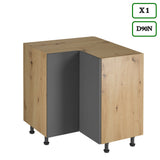 Winkelküche K99-G270 - Langen Grau - Design trifft Funktionalität - ROYAL24_MARKT