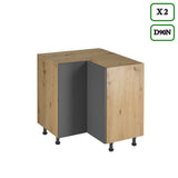 Küchenzeile - K106-G860 - Langen Grau - Design für höchste Ansprüche - ROYAL24_MARKT