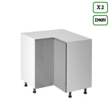 Küchenzeile K107-G860 - Aspen Grau - Rundum gut organisiert - ROYAL24_MARKT