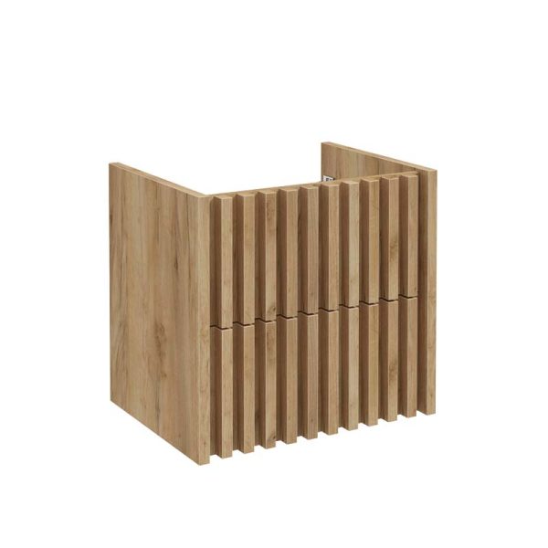 Waschbeckenunterschrank - DELANO D80,60 - Gold Eiche