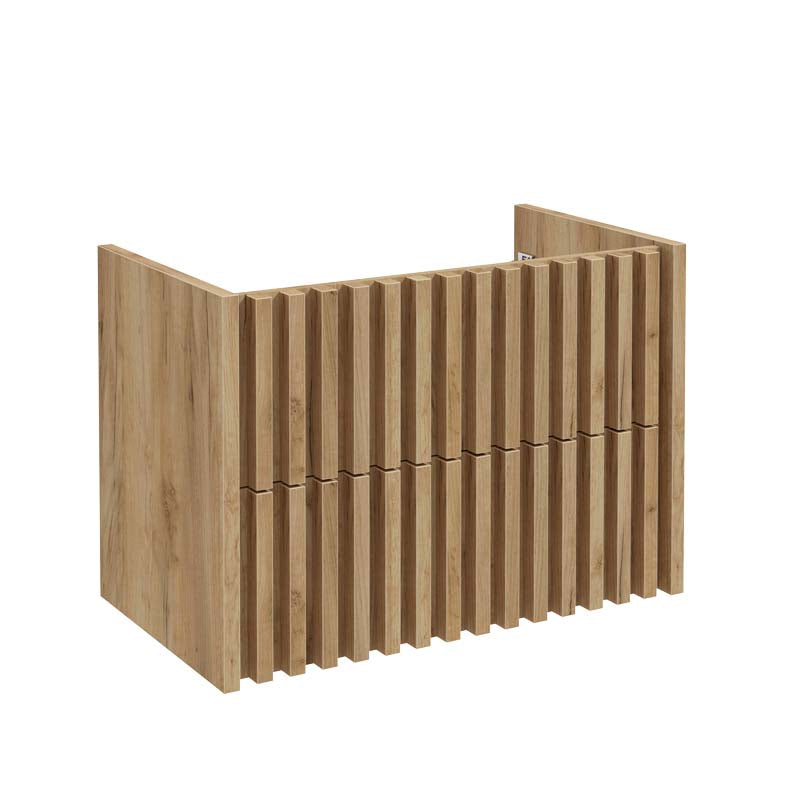 Waschbeckenunterschrank - DELANO D80,60 - Gold Eiche