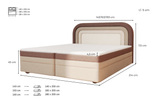 Boxbett - Bett 10 NEST - Aragon - Stilvolles Kopfteil als eleganter Blickfang