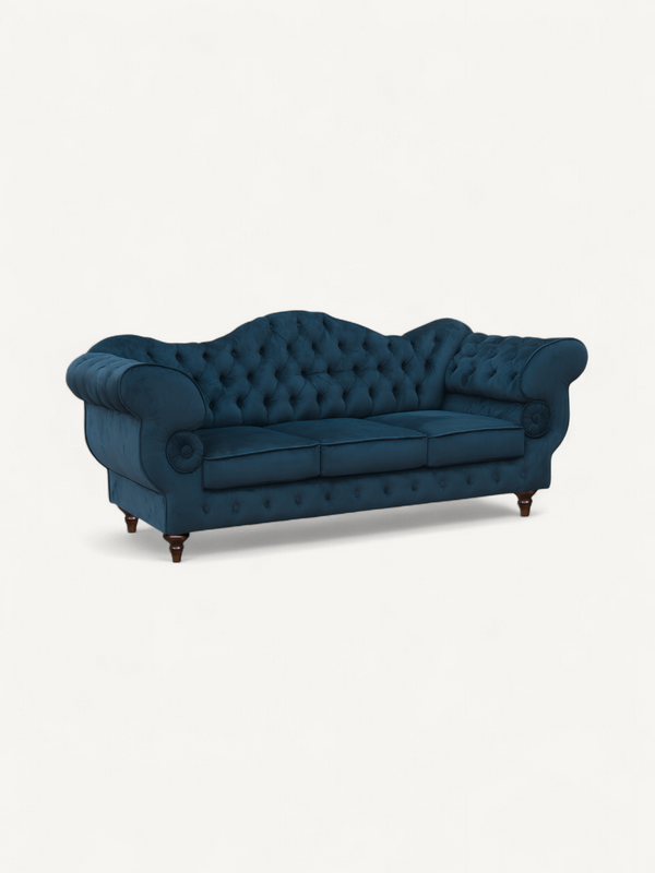 Gloria - Chesterfield Sofa - Hochwertiges - Garantierte Qualität - Elegantes Design -, 1.St x 3-Sitzer Sofa - ROYAL24_MARKT