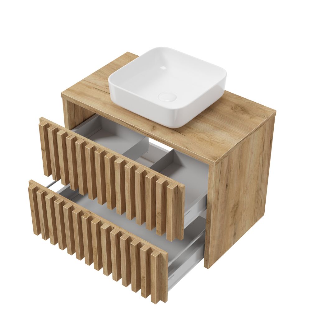 Waschbeckenunterschrank - DELANO D100,D80,D60 - Gold Eiche