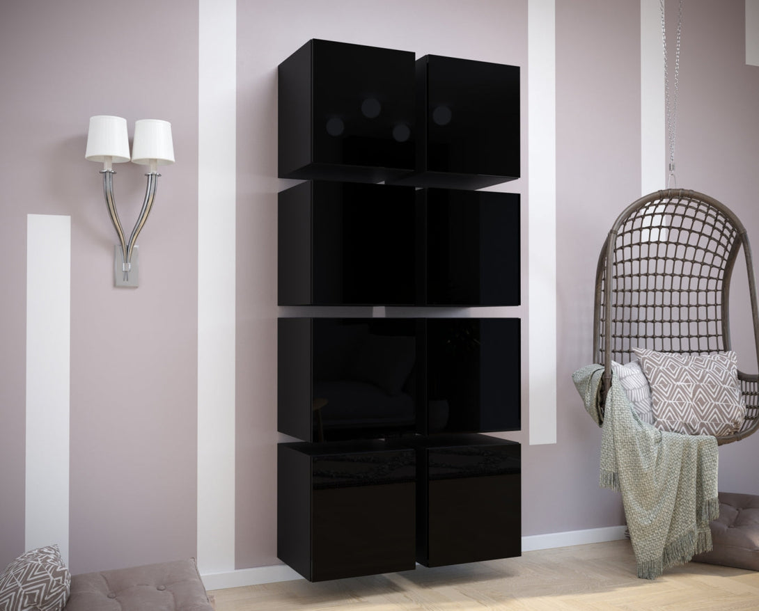 Schrankwand Kleiderschrank 79 cm Elize E10