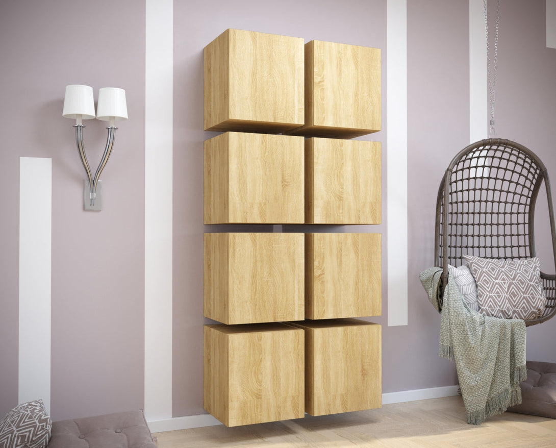 Schrankwand Kleiderschrank 79 cm Elize E10