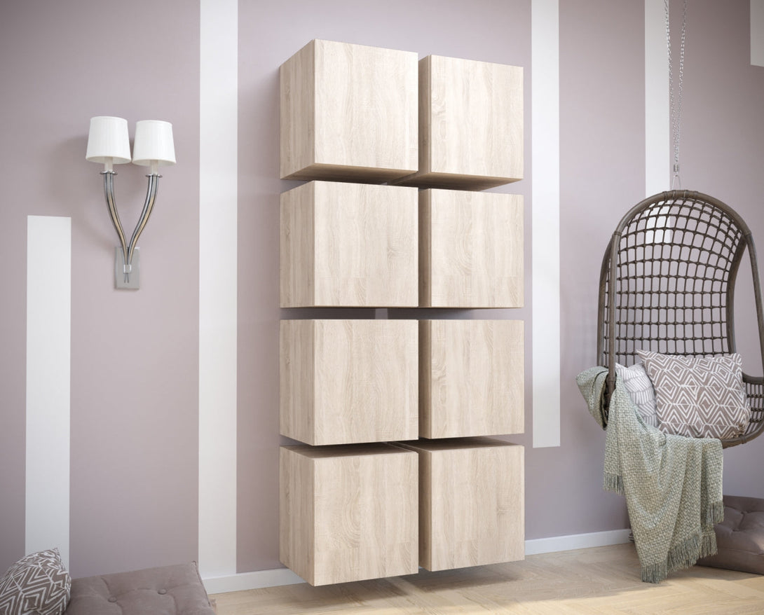 Schrankwand Kleiderschrank 79 cm Elize E10