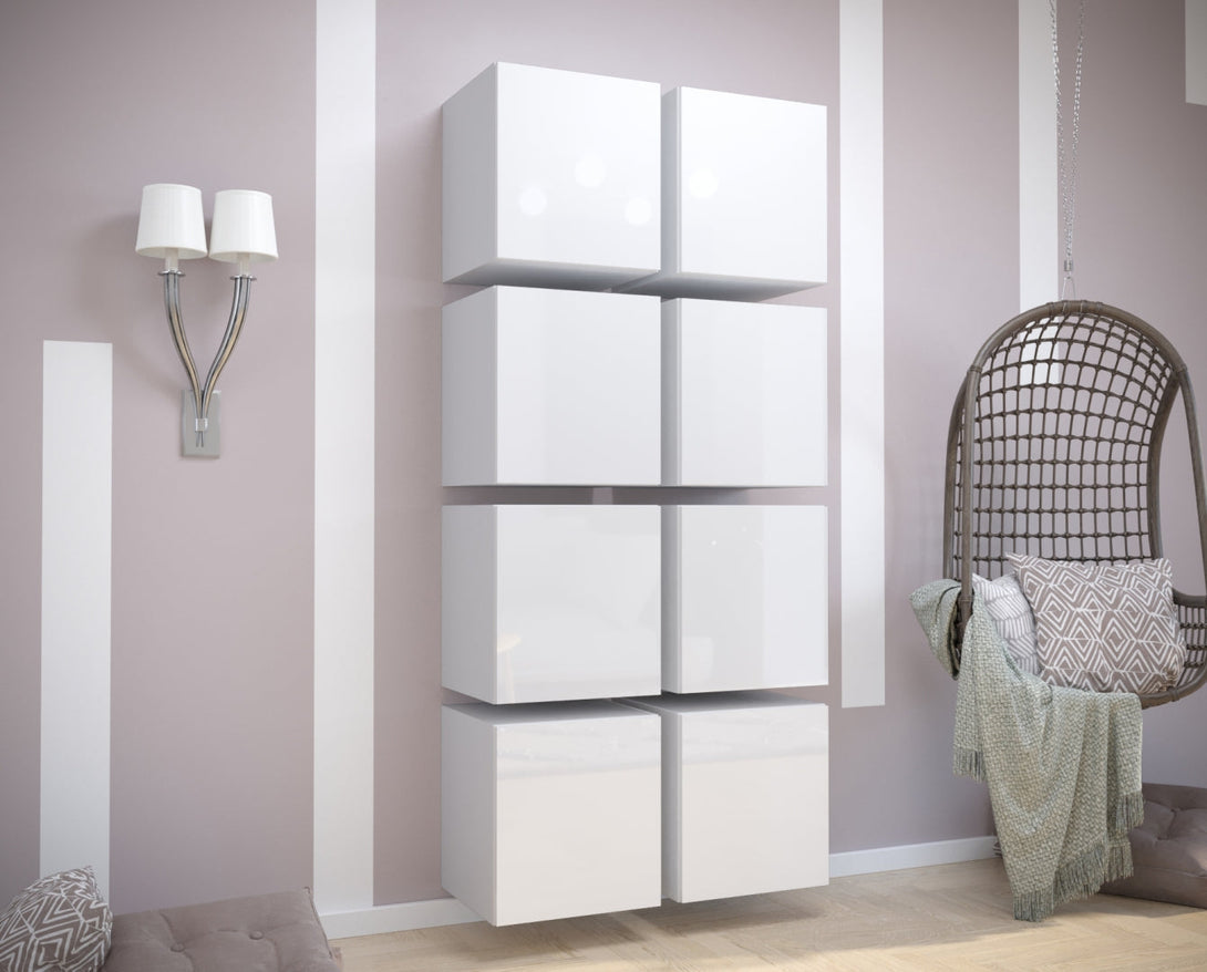 Schrankwand Kleiderschrank 79 cm Elize E10