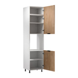 Winkelküche - L Form Sorento - Weiß Sonoma Eiche - K41-G360×220 cm - ROYAL24_MARKT