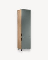 Hochschrank D60RWN L/L - Sorento Grün Sonoma Eiche - Mehr Stauraum für Ihre Küche. - ROYAL24_MARKT